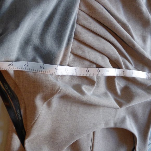 Calvin Klein Light Grey ladies sleeveless dress 14 - Picture 5 of 9